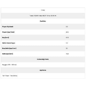 Form Metal 74785 Peugeot 305 9 Kanal 9 Diş Marş Dişlisi