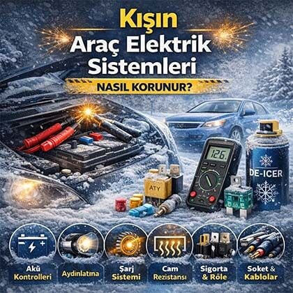Kışın Araç Elektrik Sistemleri Nasıl Korunur?