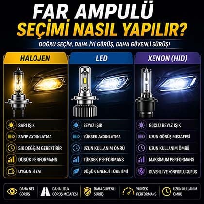 En iyi far ampulü nasıl seçilir?