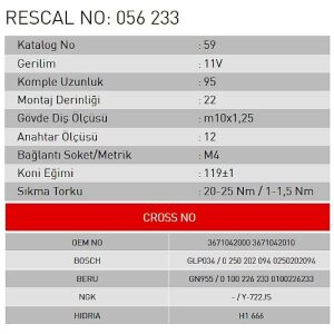 Isıtma Bujisi - Hyundai - Kia - ET056233