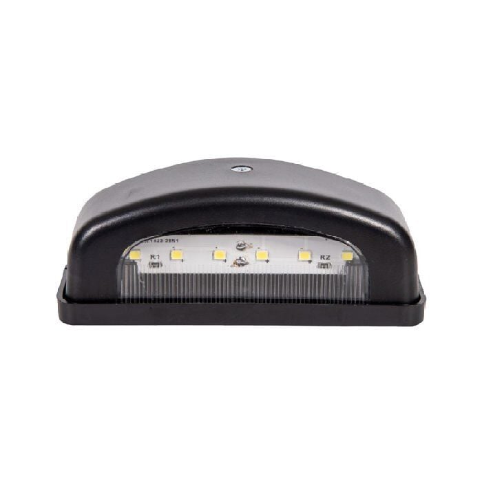 Plaka Lamba 6 Led'Li 12V-24V Siyah - FR0215-BL