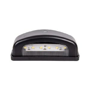 Plaka Lamba 6 Led'Li 12V-24V Siyah - FR0215-BL
