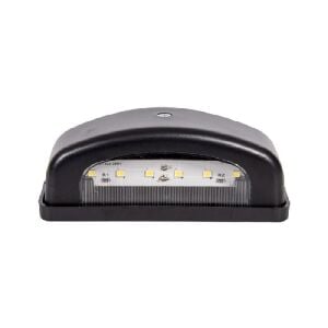 Plaka Lamba 6 Led'Li 12V-24V Siyah - FR0215-BL