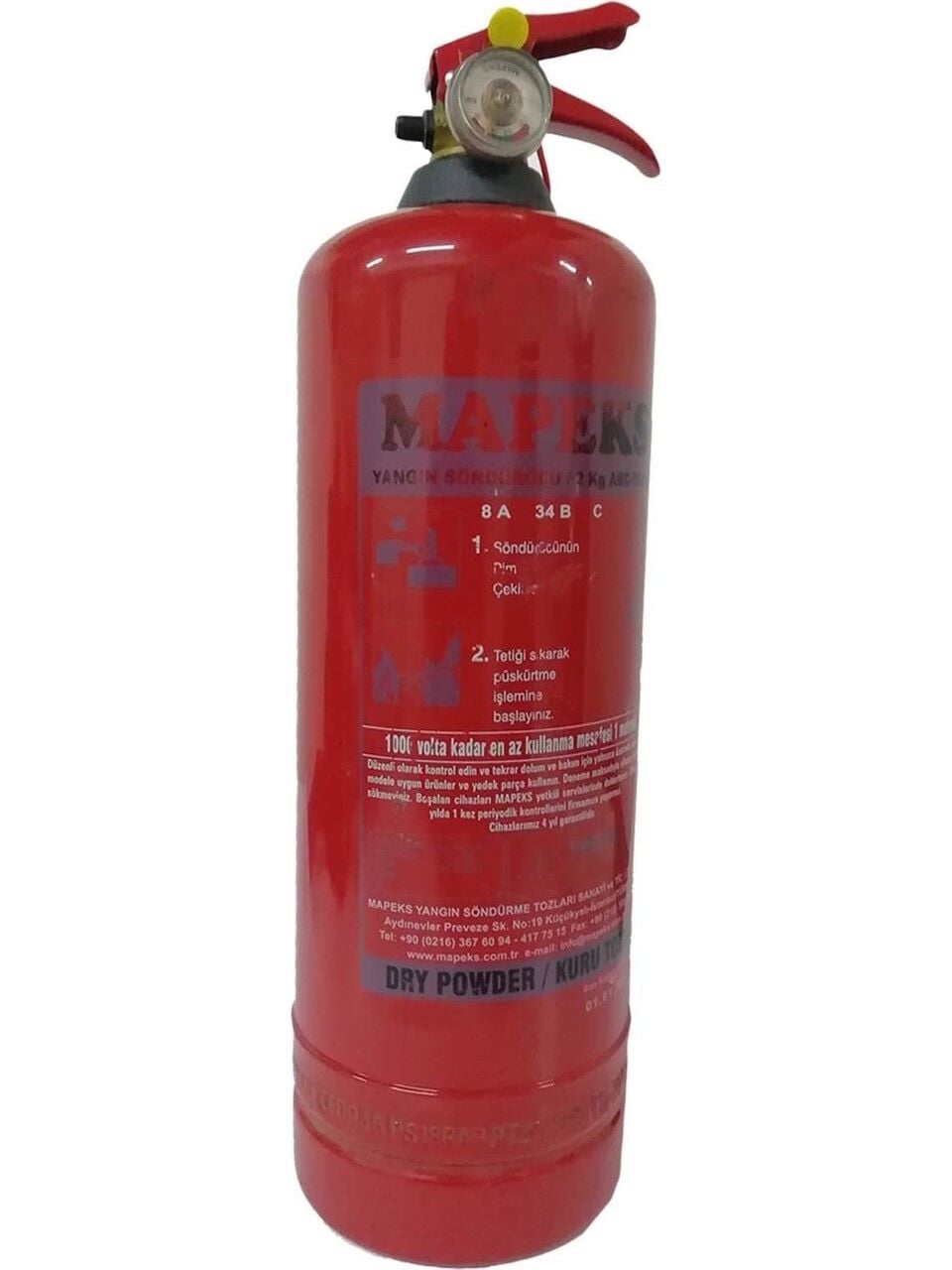 Mapeks 2 Kg Yangın Söndürücü