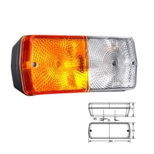 Traktör Kabin Park Lambası (Düz Tabanlı) - 712219