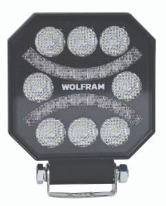 Led Çalışma Lambası Emojili 8 Led Beyaz + Kırmızı Spot Fonksiyonlu 10/30V E-Belgeli 45W