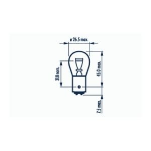 Narva CJ 17881 12V 21/4W 1016 Y.T. Ampul