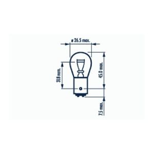 Narva CJ 17881 12V 21/4W 1016 Y.T. Ampul