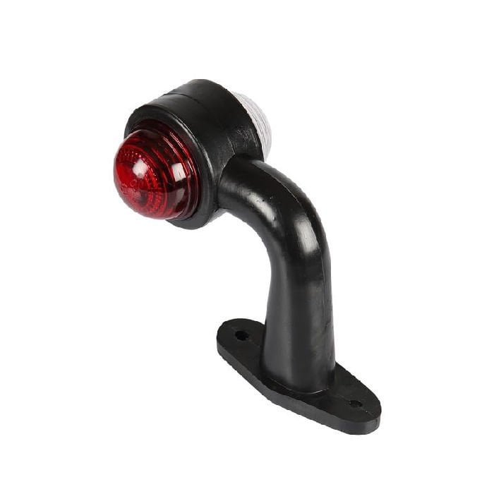 Kısa Eğri Lamba 67 Ampul Duylu 130Mm 5-10W Beyaz - Kırmızı - FR0154-WR