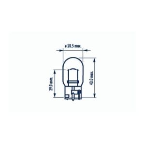 Narva CJ 17629 12V 21W 1141 Dipsiz Sarı