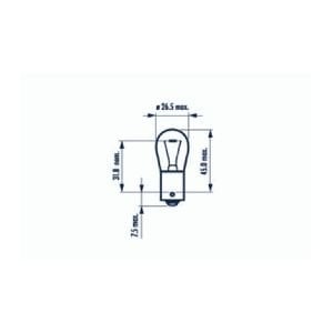 Narva CI 17638 12V 21W 1141 Sarı Y.T. Ampul