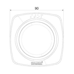 Sanel Otobüs Ve Trammvaylar İçin İkazlı Işıklı Buton Bebek Arabası Görselli Mavi Zemin