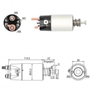 ZM 1897 Marş Otomatiği 24V Ekskavatör