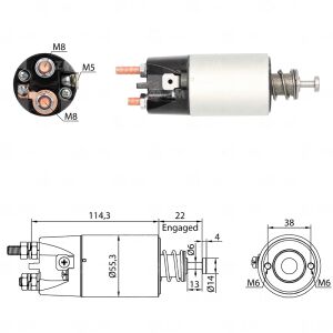 ZM 1897 Marş Otomatiği 24V Ekskavatör