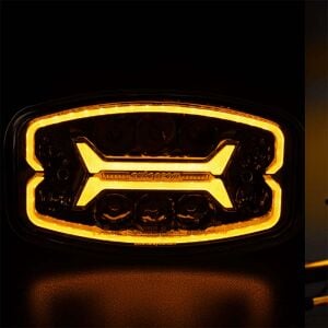 Led Oval Sis Farı Çift Renktır Sis Lambası
