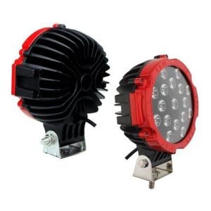 Universal Off Road 4X4 Sis Lambası 17 Ledli 51 Watt Kırmızı Gövde - TY10-19