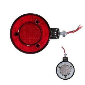 Ayna Altı Küpe İçi Dolu 30 Led'Li 120Mm 12V-24V Beyaz - Kırmızı - FR0331-WR