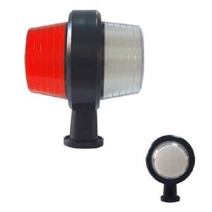 Ayna Altı Küpe Neon 18 Led'Li 105Mm 12V-24V Beyaz - Kırmızı - FR0336-WR