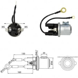 ZM 2408 Yardımcı Marş Otomatiği 24V Volvo 240 - VM 210