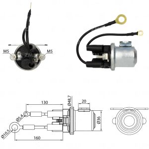 ZM 2408 Yardımcı Marş Otomatiği 24V Volvo 240 - VM 210