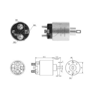ZM 2411 Marş Otomatiği 12V Isuzu - Thermo King C201
