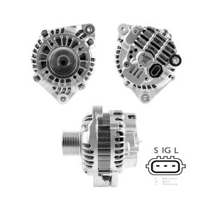 A4TA8491 Mitsubishi Alternatör 24V 90 Amp İveco 180 - 190 - 260 - 340 - 380 - 400 - 410 - 440