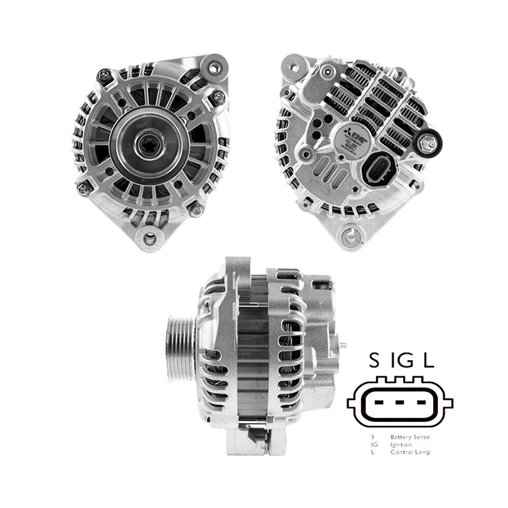 A4TA8494 Mitsubishi Alternatör 24V 90 Amp İveco 190 - 260 - 340 - 380 - 400 - 410 - 440 - 720
