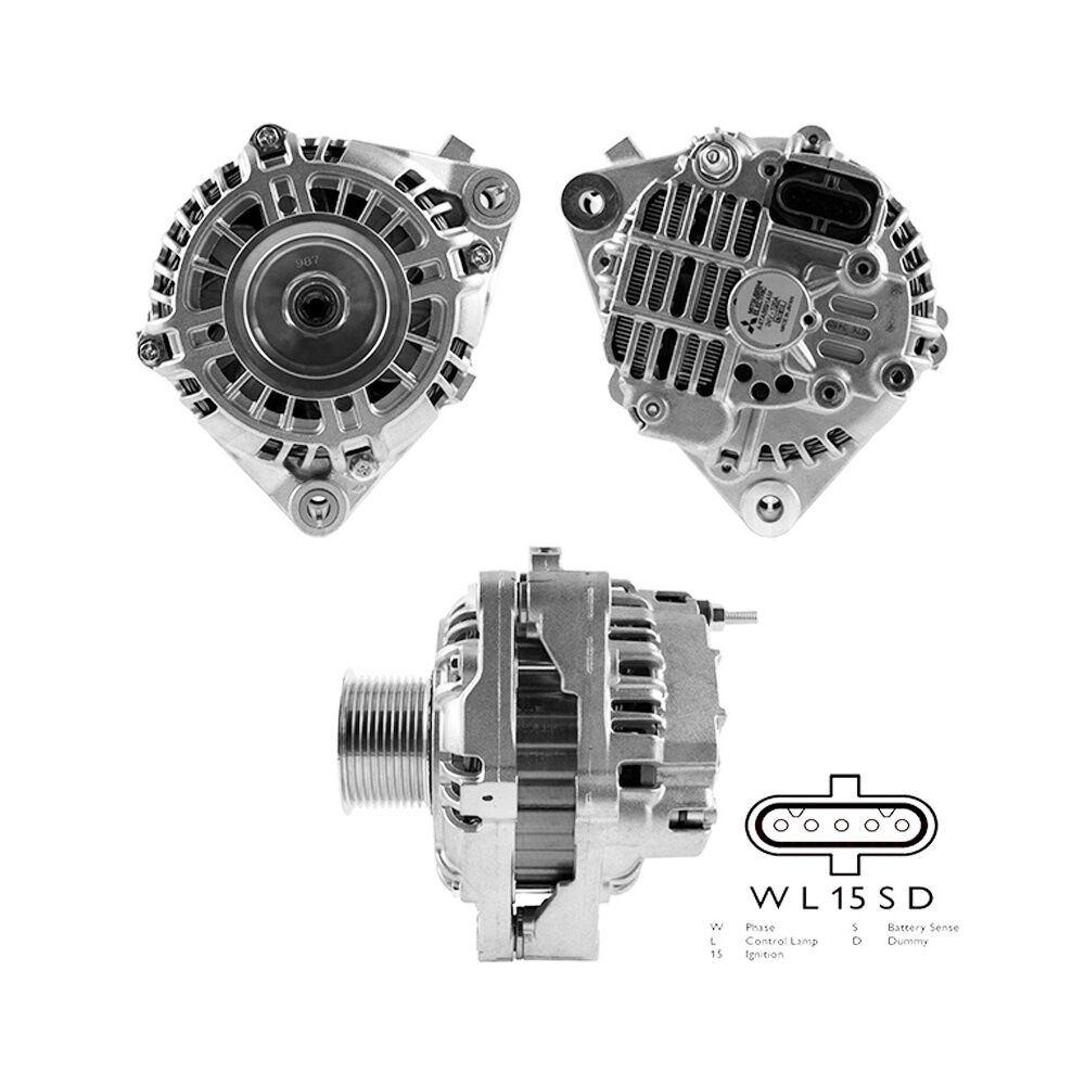A4TA8691 Mitsubishi Alternatör 24V 100-120 Amp Deutz / Khd Motor / VOLVO Penta