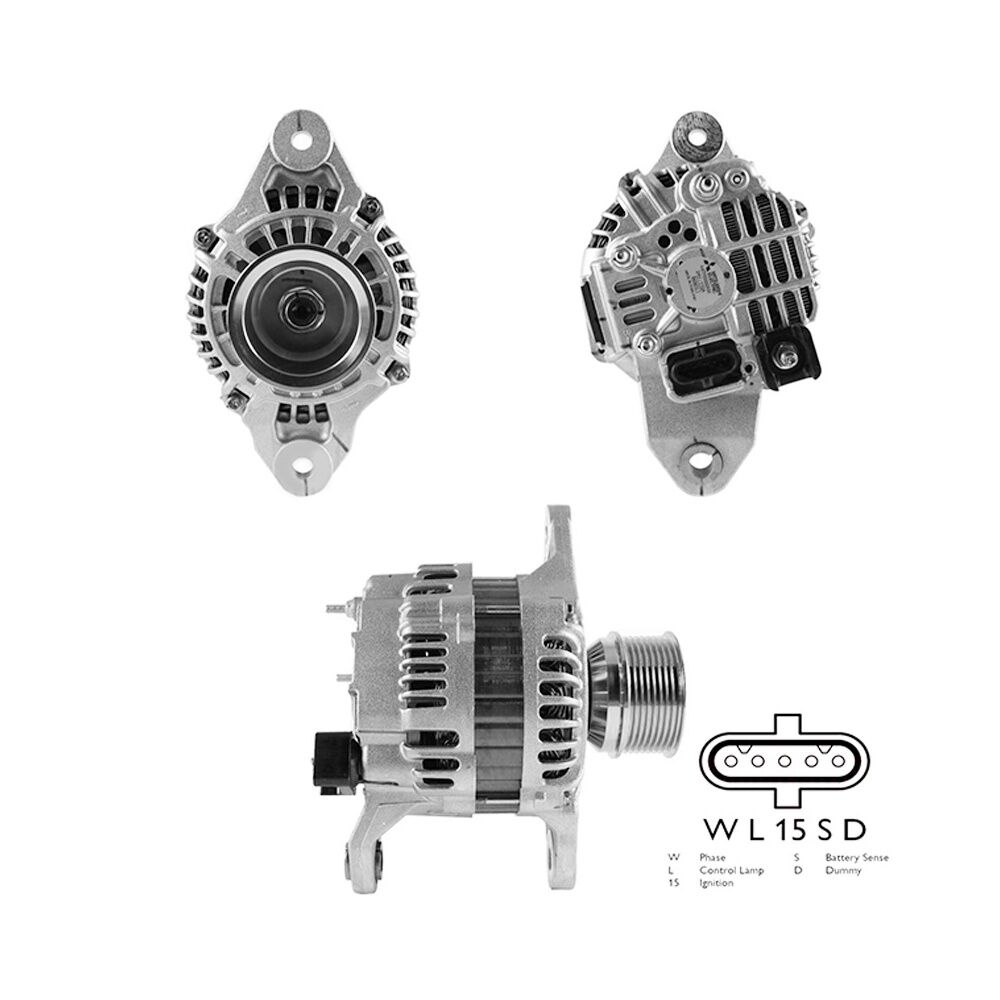 A4TR5592 Mitsubishi Alternatör 24V 110 Amp Renault V.I. / VOLVO Kamyon