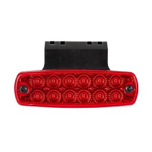 Pro Side Marker Lamba Braketli 12 Led'Li 115Mm 12V-24V Kırmızı - FR0177-R