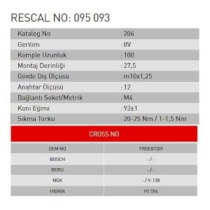 Isıtma Bujisi - Toyota - Daihatsu - ET095093