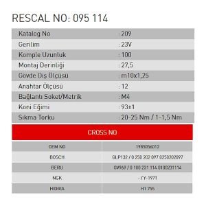 Isıtma Bujisi - Toyota - Daihatsu - ET095114