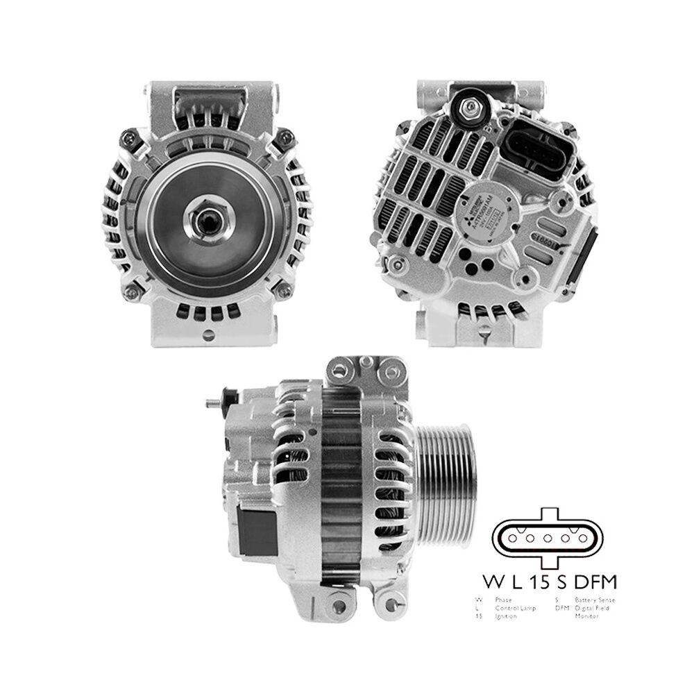 A4TRG691 - A4TR5691 Mitsubishi A4TR5691 Alternatör 24V 100 Amp Scania G480 - P480 - R480 12.7