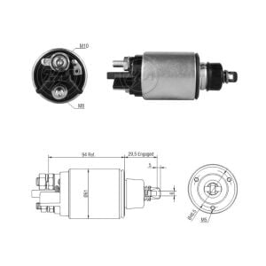 ZM 2826 Marş Otomatiği 12V Case Ford Ford New Holland Ingersoll Rand JCB