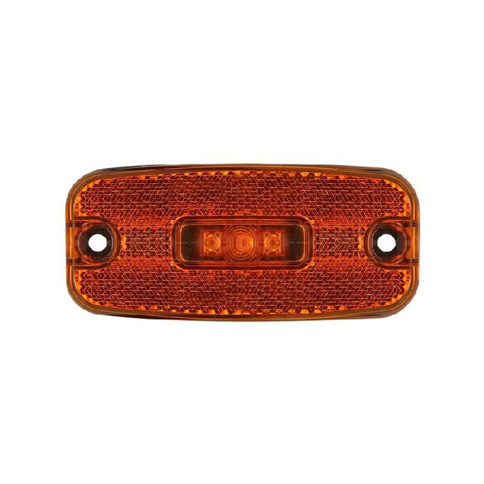Euro Yan İşaret Lamba 3 Led'Li 110Mm 12V-24V Sarı - FR0198-Y