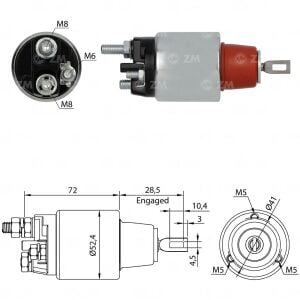 ZM 3382 Marş Otomatiği 12V Fiat Iveco Daily
