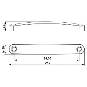 Parmak Lamba 9 Led'li 12-24V Mavi