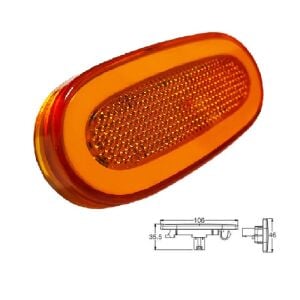 Sprinter Crafter Uyumlu Yan Etek Lambası 12V