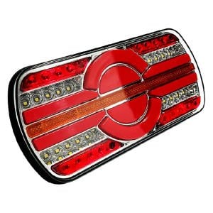 Universal Stop Lambası Dikdörtgen 4 Fonksiyonlu 12-24V