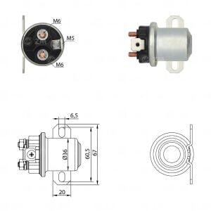 ZM 407 Marş Otomatiği 12V 38MT