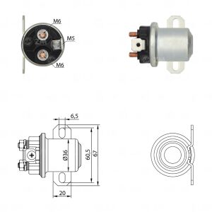 ZM 407 Marş Otomatiği 12V 38MT