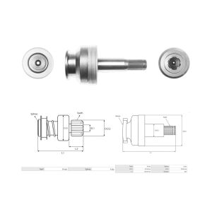 M191X94071 Mitsubishi Marş Dişlisi 26 Dıs (12 Dıs) Khd / Deutz (M9T65371 - M9T69371 - M9T61671 - M9T61971 - M9T62071) (Dıslı Kafası Yok