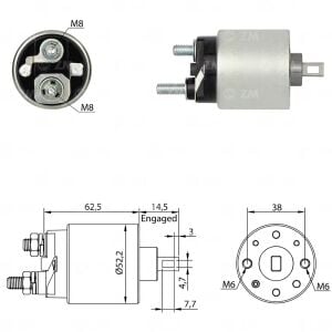 ZM 3710 Marş Otomatiği 12V Alfa Romeo - Fiat - Ford - Lancia