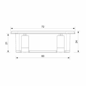 Sanel 12V/24V Kayar Yazılı  Saat Kırmızı Kare Matriks SDSTRK0028