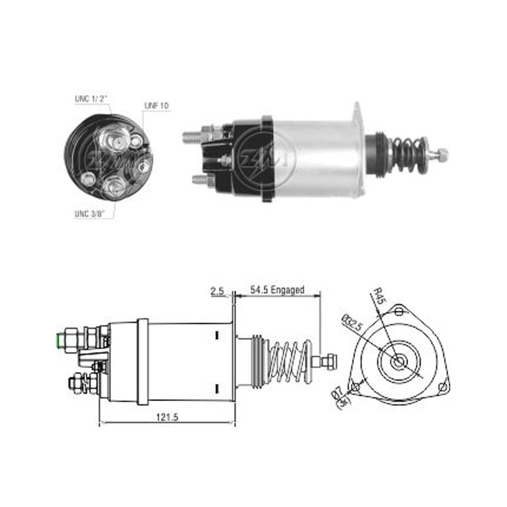 ZM 351 Marş Otomatiği 12V 37MT