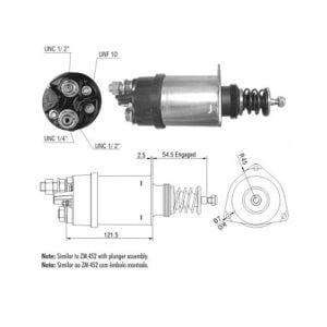 ZM 352 Marş Otomatiği 12V 37MT Pistonlu