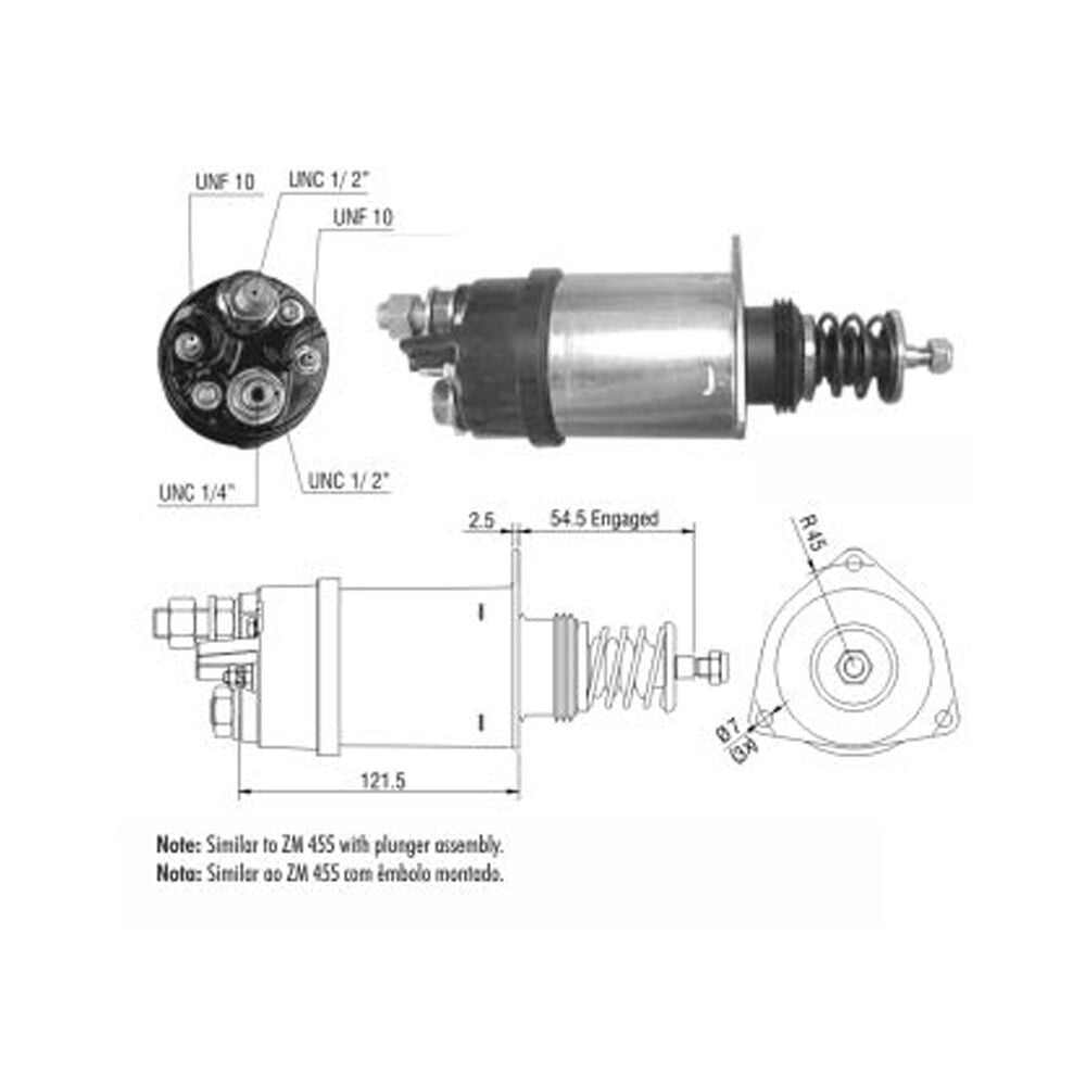 ZM 355 Marş Otomatiği 12V 37MT - 41MT