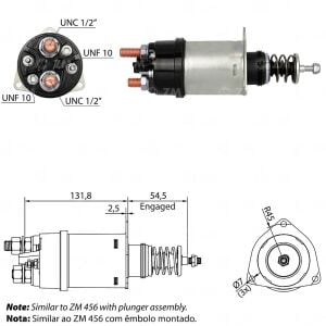 ZM 356 Marş Otomatiği 12V 42MT
