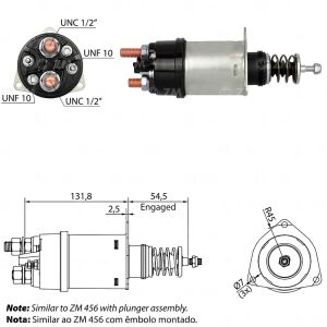 ZM 356 Marş Otomatiği 12V 42MT