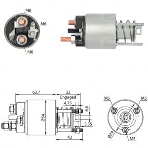 ZM 3595 Marş Otomatiği 12V Fiat